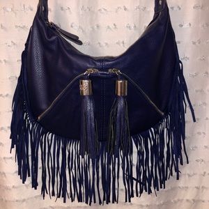 NWOT Kathy Van Zeeland fringe purse